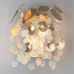 Бра с декоративными подвесками из прозрачного стекла в форме монеток FAIRYTREE Light варинант исполнения - 3 | Loft Concept в Ижевске