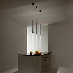 Подвсеной светильник светодиодный металлический цилиндрической формы Высота 80см Trumpet tube варинант исполнения - 9 | Loft Concept в Ижевске