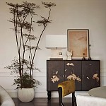 Настольная лампа с прямоугольным основанием из натурального камня c тканевым абажуром Lapis Tiburtinus варинант исполнения - 5 | Loft Concept в Ижевске