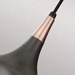  Подвесной светильник с каплевидным плафоном темного цвета Feiss варинант исполнения - 4 | Loft Concept в Ижевске