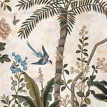 Обои ручная роспись Siam White Metal варинант исполнения - 4 | Loft Concept в Ижевске