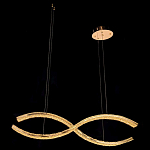 Люстра волнистой формы с фактурным хрустальным плафоном Light Delight варинант исполнения - 3 | Loft Concept в Ижевске