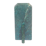 Часы погон ВС подарочные настольные из натурального камня Змеевик Military Clock варинант исполнения - 3 | Loft Concept в Ижевске