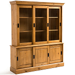 Витрина из массива сосны Cobbett Wood Showcase варинант исполнения - 3 | Loft Concept в Ижевске