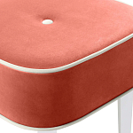 Квадратный мягкий пуф на белых ножках Winton Pouf Square варинант исполнения - 16 | Loft Concept в Ижевске