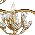 Торшер золотой в виде растения Golden Flower Glade варинант исполнения - 1 | Loft Concept в Ижевске