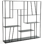 Книжный стеллаж из металла Menzie Square Metal Rack варинант исполнения - 1 | Loft Concept в Ижевске