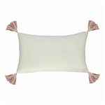 Чехол на подушку с кисточками и вышивкой птиц Ethnic mix Birds Rect варинант исполнения - 4 | Loft Concept в Ижевске