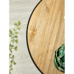 Приставной столик с факутрным черным основанием Ethiopia варинант исполнения - 4 | Loft Concept в Ижевске