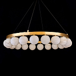 Люстра круглая с сферическими плафонами из натурального камня Phased Spheres варинант исполнения - 2 | Loft Concept в Ижевске