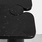 Консоль чёрная на 2-х конусообразных ножках Eros варинант исполнения - 1 | Loft Concept в Ижевске