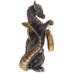 Часы в виде дракона Gold Black Dragon with Clock варинант исполнения - 4 | Loft Concept в Ижевске