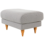 Мягкий пуф на деревянных ножках Garner Pouf Light варинант исполнения - 3 | Loft Concept в Ижевске