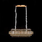 Люстра овальной формы хрустальная в неоклассическом стиле Majesty варинант исполнения - 2 | Loft Concept в Ижевске