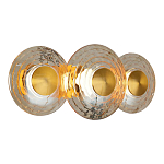 Бра из трех стеклянных фактурных дисков Eyepiece варинант исполнения - 3 | Loft Concept в Ижевске