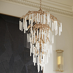 Люстра многоярусная с трубчатыми подвесками Dripping Crystals варинант исполнения - 5 | Loft Concept в Ижевске