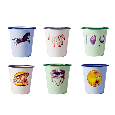 Набор стаканов Seletti Enamel set of 6