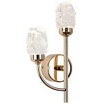 Бра с декором в виде кристаллов из хрусталя Kenneth Crystal Stone Sconce варинант исполнения - 1 | Loft Concept в Ижевске