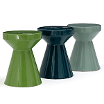 Приставной стол из керамики Manufacto Blue варинант исполнения - 3 | Loft Concept в Ижевске