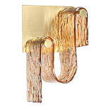 Бра волнистой формы из фактурного стекла Wave варинант исполнения - 5 | Loft Concept в Ижевске