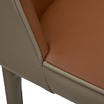 Стул барный с терракотовой обивкой из экокожи Spectacular High Chair варинант исполнения - 3 | Loft Concept в Ижевске