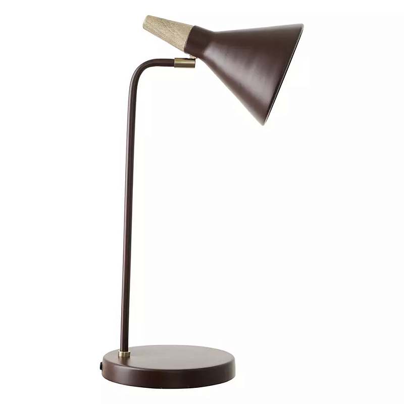 Настольная лампа с конусообразным плафоном Plum Table Lamp Сливовый в Ижевске | Loft Concept 