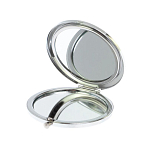 Зеркало карманное складное круглое из натурального камня Малахит с Хризоколлой в подарочной упаковке Silver Stone Mirrors варинант исполнения - 3 | Loft Concept в Ижевске