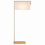 Торшер с прямоугольным абажуром на золотом металлическом каркасе Rectangular Plane  варинант исполнения - 4 | Loft Concept в Ижевске