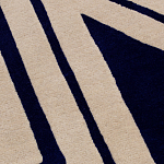 Дизайнерский ковер в виде звезды Poltronova Tappeto Stellina  Navy Blue Grey Rug варинант исполнения - 6 | Loft Concept в Ижевске