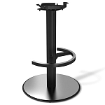 Барный стул вращающийся со спинкой и подлокотниками Douglas Rhombus Синий Велюр варинант исполнения - 3 | Loft Concept в Ижевске