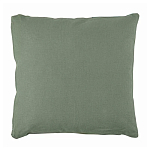 Подушка декоративная хлопковая мятного цвета с абстрактным принтом Elysian Flow Breeze варинант исполнения - 2 | Loft Concept в Ижевске