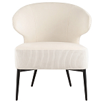 Современное мягкое кресло на металлических ножках Rakush Milk варинант исполнения - 2 | Loft Concept в Ижевске