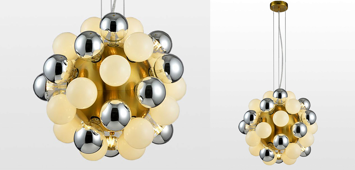 Люстра Korneli Chandelier white and smoky Люстра Korneli Chandelier white and smoky - Loft-Concept в Ижевске