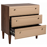 Комод бежевый из массива бука с 3-мя ящиками Wenge Light варинант исполнения - 3 | Loft Concept в Ижевске