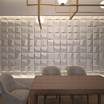 Гипсовая 3D панель с принтографией PM-26 варинант исполнения - 1 | Loft Concept в Ижевске