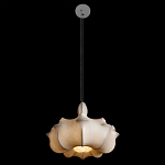 Подвесной светильник с белым фигурным абажуром и мягкими волнистыми краями Cloud Motion  варинант исполнения - 3 | Loft Concept в Ижевске