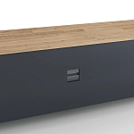 ТВ-тумба из металла и столешницей из массива дуба Metal Wood TV-Stand варинант исполнения - 4 | Loft Concept в Ижевске