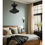 Подвесной вязаный черный светильник «Моника» варинант исполнения - 4 | Loft Concept в Ижевске