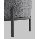 Пуф Стоун букле Fluffy темно-серый варинант исполнения - 4 | Loft Concept в Ижевске