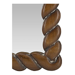 Зеркало с текстурной рамой из натурального дерева  Pine Wall Mirror варинант исполнения - 3 | Loft Concept в Ижевске