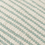 Чехол на подушку мятного цвета с бахромой и объемным узором Ethnic mix варинант исполнения - 2 | Loft Concept в Ижевске