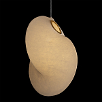 Подвесной светильник белый с фигурным тканевым плафоном White Whirlwinds варинант исполнения - 4 | Loft Concept в Ижевске