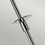 Подвесной светильник хромированного цвета с граненым прозрачным стеклянным плафоном Elstead Lighting варинант исполнения - 6 | Loft Concept в Ижевске