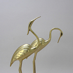 Статуэтка бронзовая пара Журавли Bronze Birds варинант исполнения - 1 | Loft Concept в Ижевске