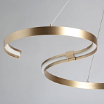 Люстра подвесная светодиодная в виде волнообразной ленты Ribbon Vortex варинант исполнения - 23 | Loft Concept в Ижевске