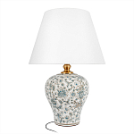 Настольная лампа с цветочной росписью Lamp Flower Painting варинант исполнения - 1 | Loft Concept в Ижевске