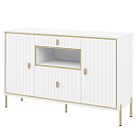 Консоль белая с двумя дверцами и ящиками Antique Order варинант исполнения - 1 | Loft Concept в Ижевске