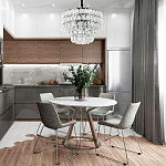 Люстра с хрустальными подвесками в виде капель Antoine Crystal Drops Chrome Chandelier 9 варинант исполнения - 3 | Loft Concept в Ижевске