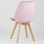 Стул с мягким велюровым сиденьем Arvika Pink варинант исполнения - 5 | Loft Concept в Ижевске