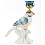 Фарфоровый подсвечник с птицей Eden Garden варинант исполнения - 2 | Loft Concept в Ижевске